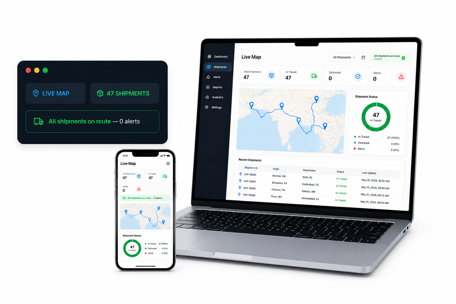 Generate traceability reports, recalls, and compliance records
