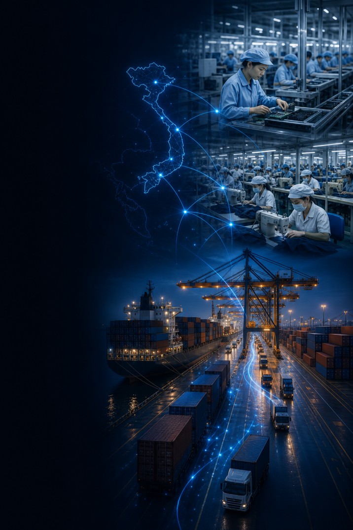Vietnam export manufacturing and connected supply chain