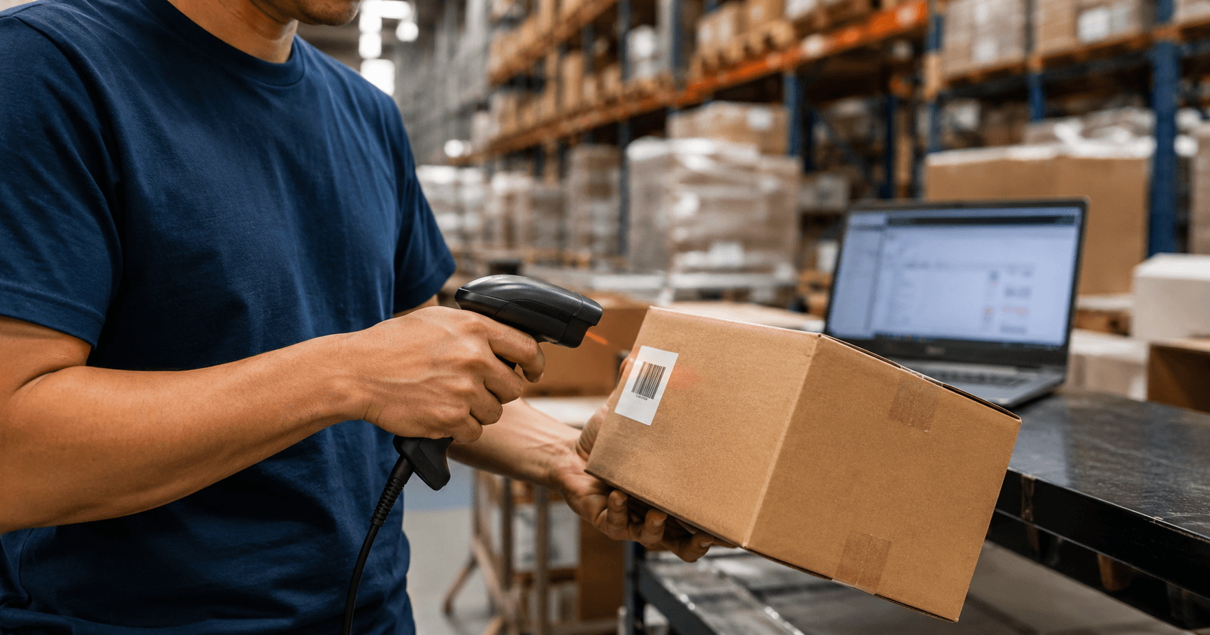 Warehouse scan creating verifiable traceability beyond an ERP record