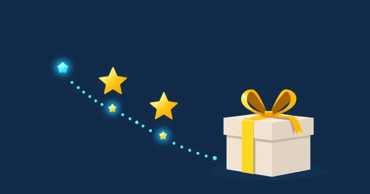 Illustration of a customer loyalty progress path leading to a reward, representing the commitment principle in loyalty programs