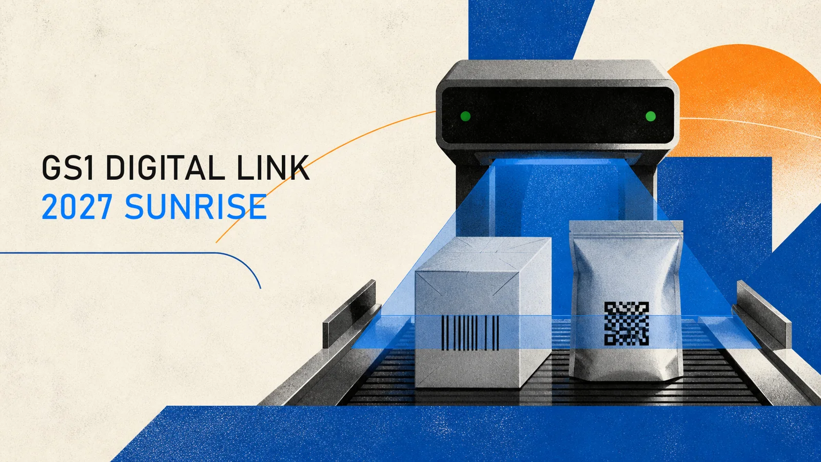 GS1 Digital Link 2027 Sunrise retail checkout readiness for 1D and 2D barcode scanning