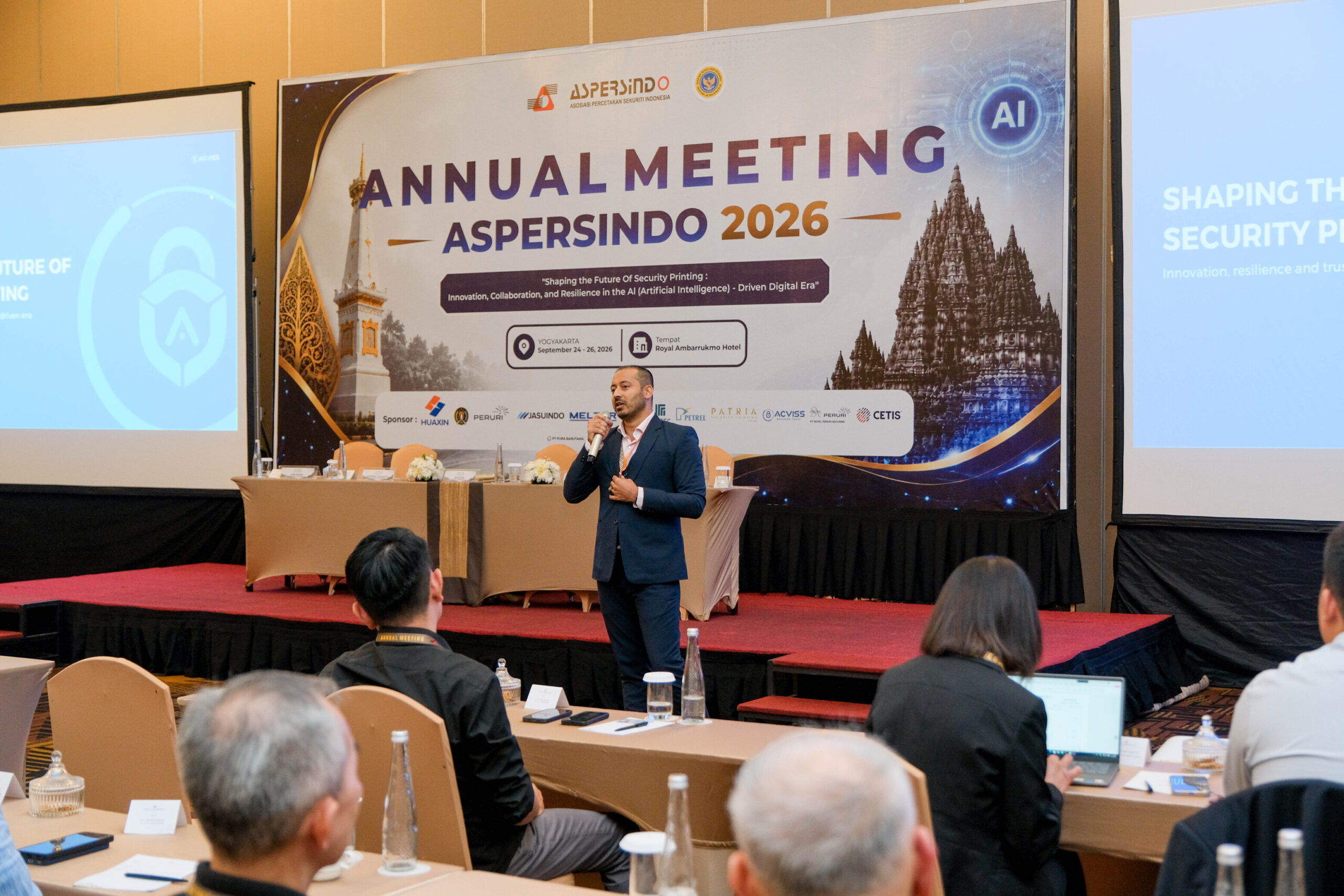 Vikas R Jain presenting at ASPERSINDO Annual Meeting 2026 Vikas R Jain presenting on the future of security printing at the ASPERSINDO Annual Meeting 2026