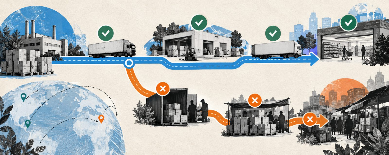 distributor inventory audit flagging unauthorized product diversion routes