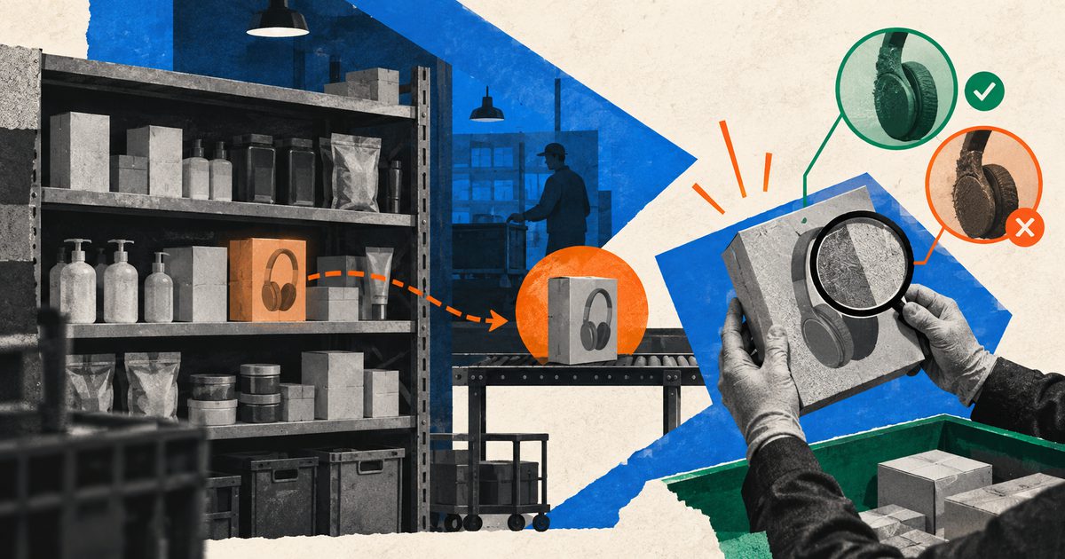 quick commerce dark store inventory shelf flagged for counterfeit product risk